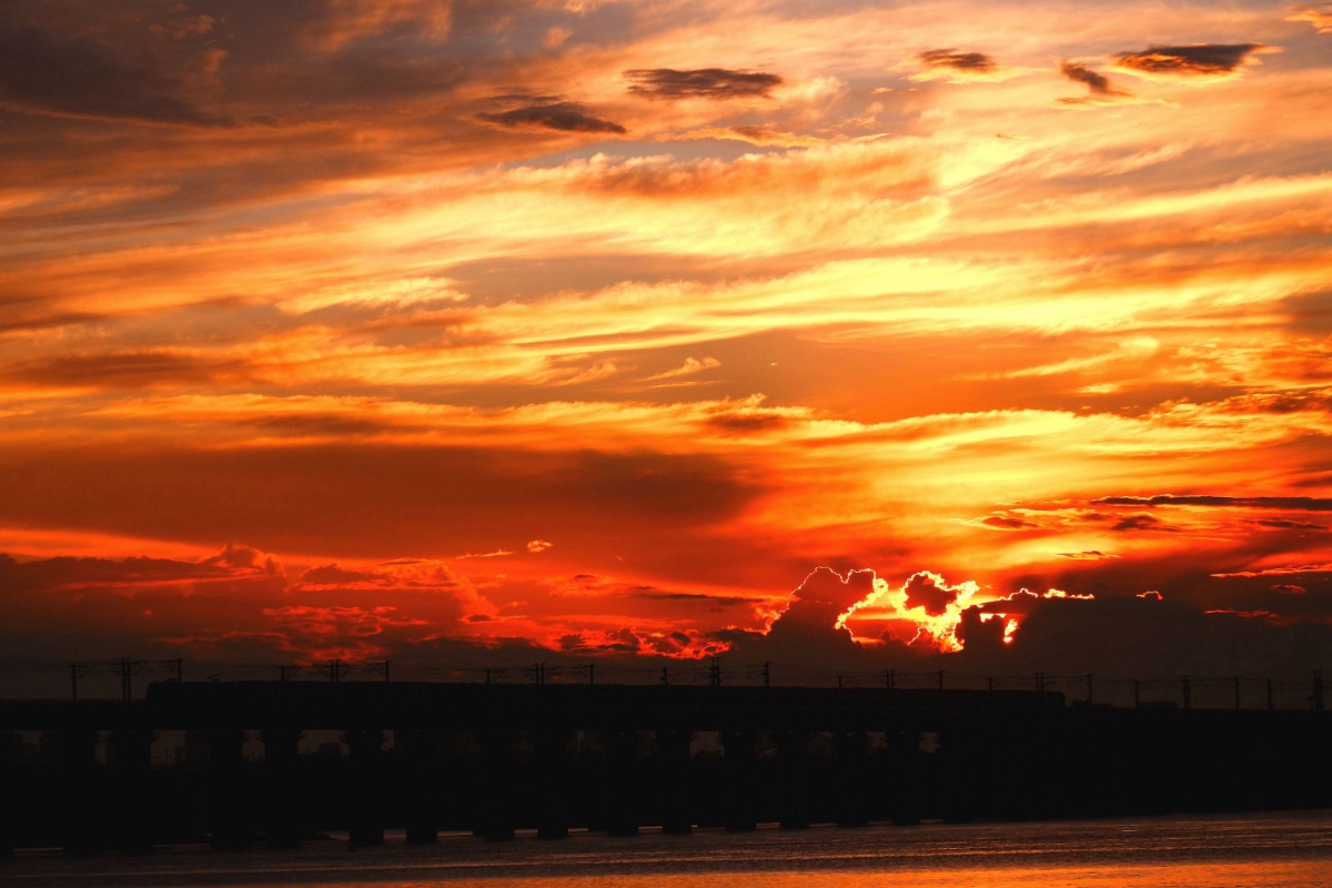 超惊艳!哈尔滨瑰丽多姿晚霞美若油画