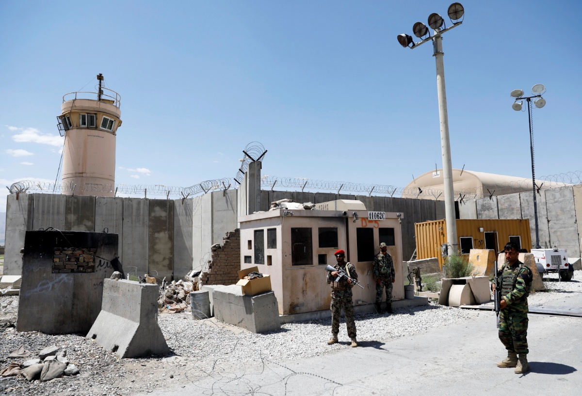美国和北约军队已全部撤离驻阿富汗最大军事基地