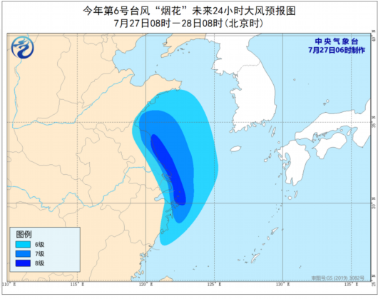 烟花 已越过上海同纬度 本周气温逐渐上升