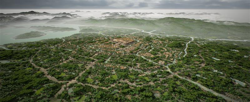 你在故宫修文物,我在电脑前复原良渚古城