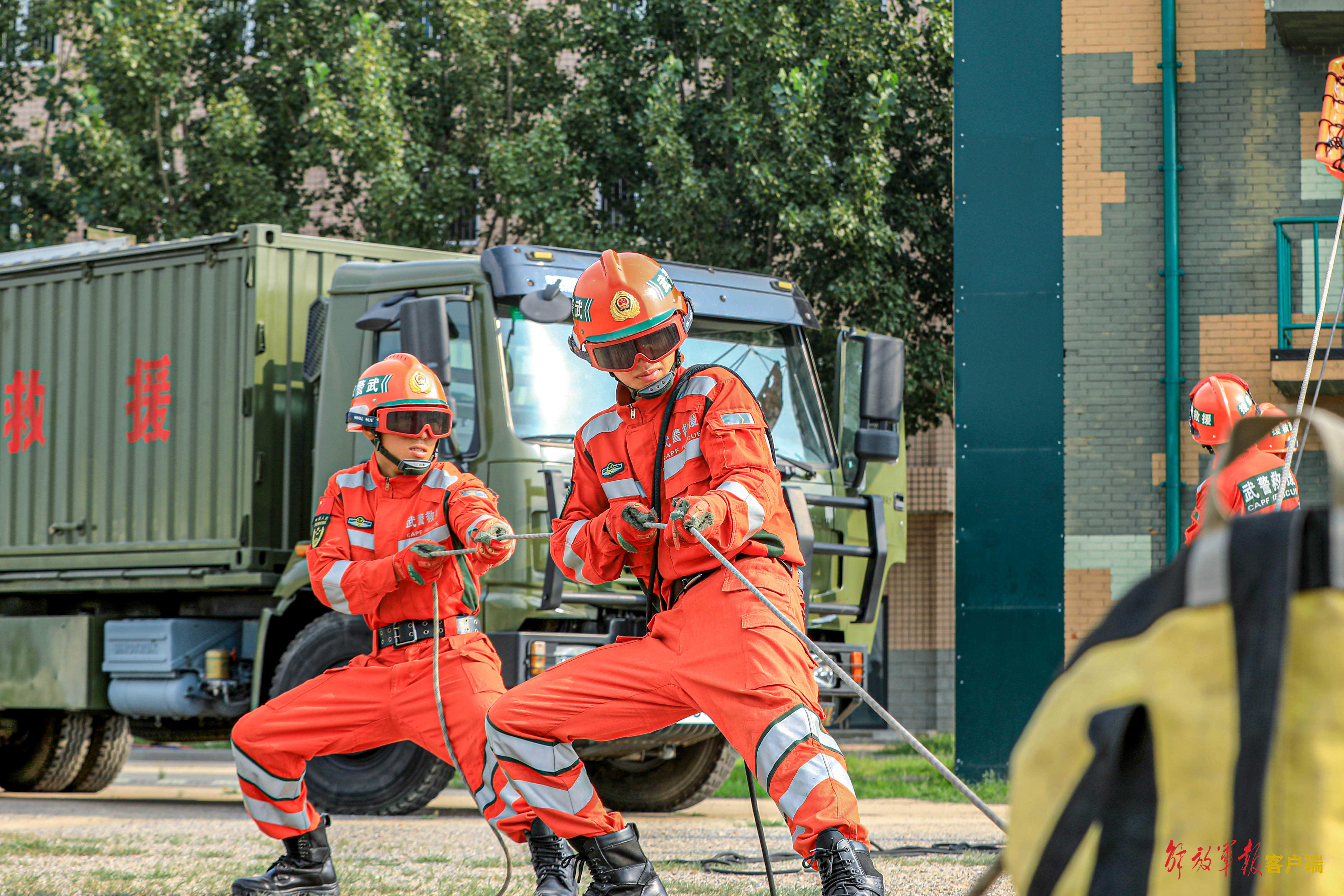 武警天津总队开展应急救援演练,打造专业化应急救援尖兵