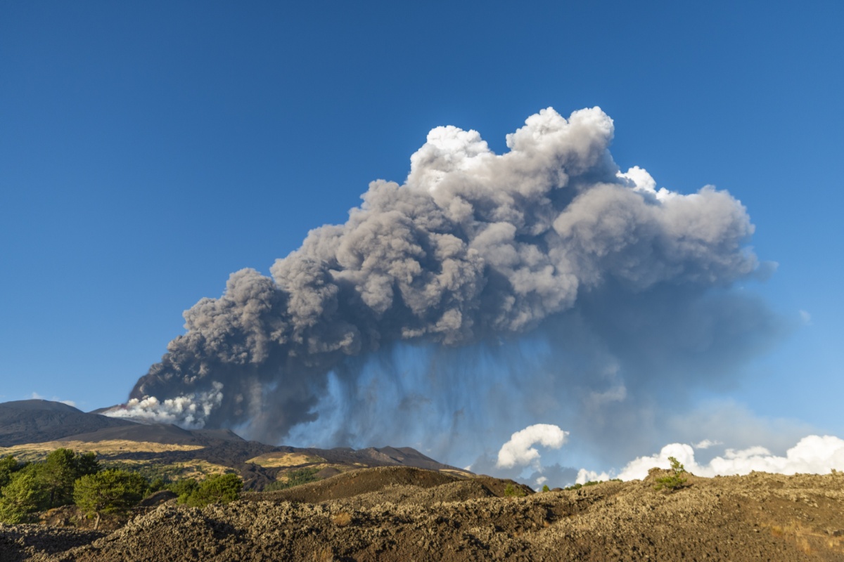 埃特拉火山图片