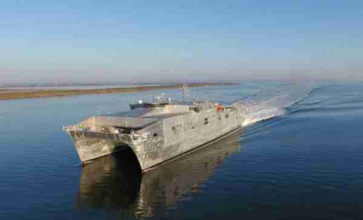 美军装备的“先锋”级联合高速运输船。