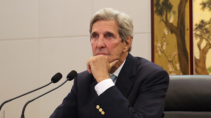 美国总统气候问题特使克里。人民视觉 图