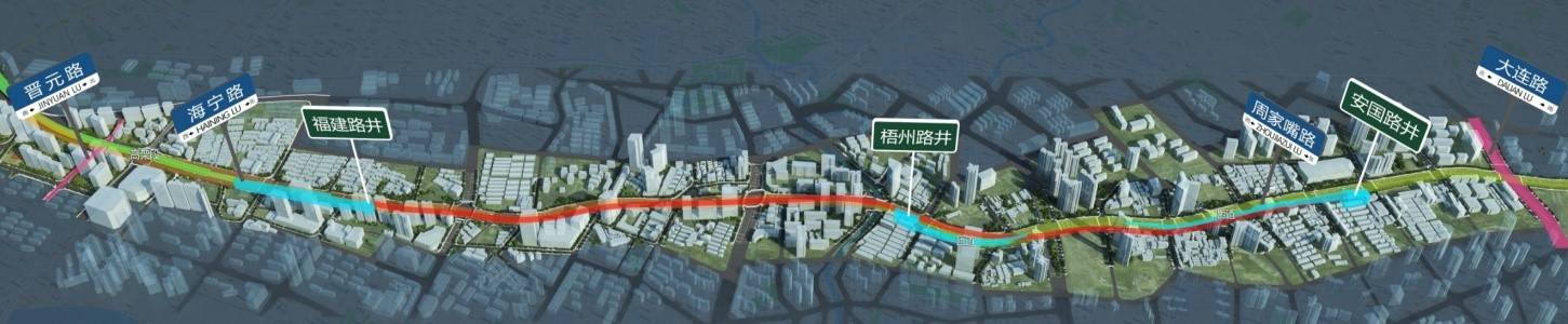 北横Ⅶ标示意图