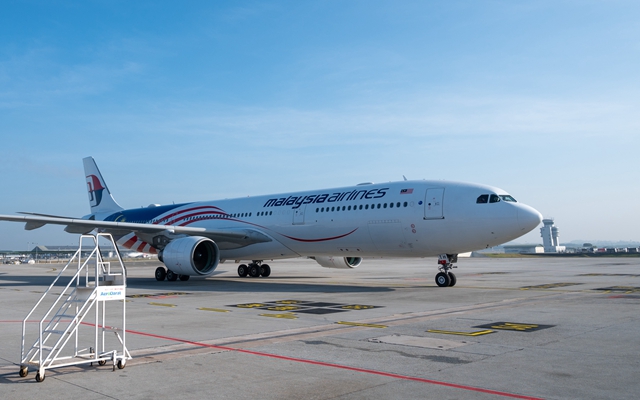 一架马来西亚航空公司的航班到达吉隆坡国际机场。新华社资料图