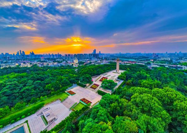 雨花台烈士陵园全景&nbsp; 雨花台烈士陵园纪念馆供图