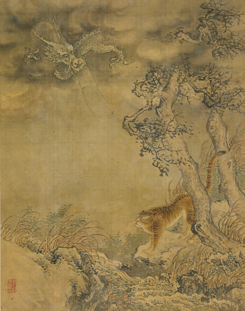 清代沈铨《花鸟走兽册》