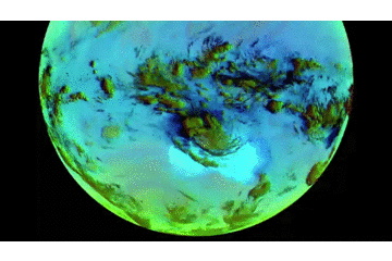 1月18日风云四号B星多通道合成动画