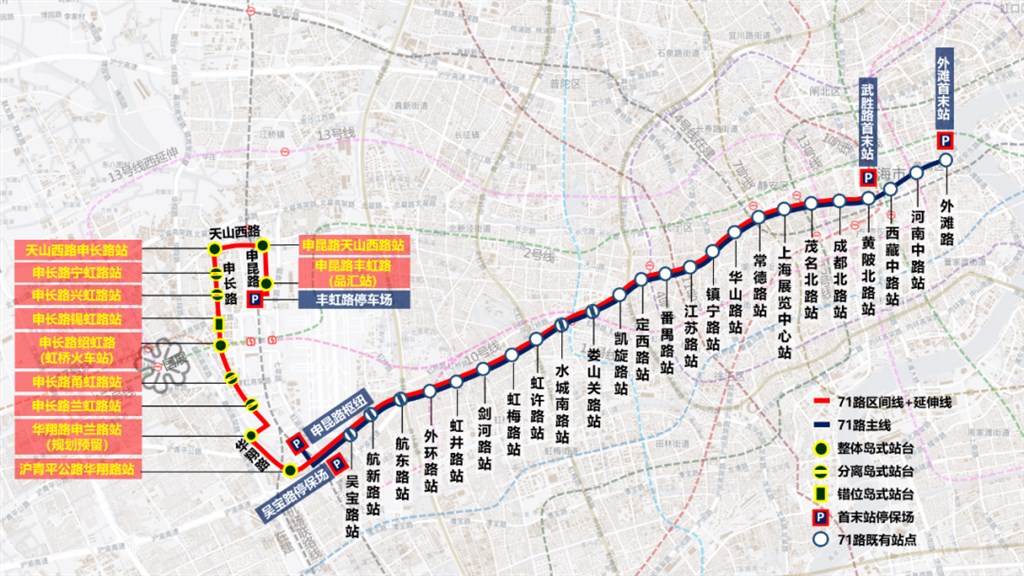 71路公交车路线路线图图片