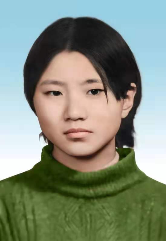 滁州失踪女大学生武丽娜的彩色修复照片