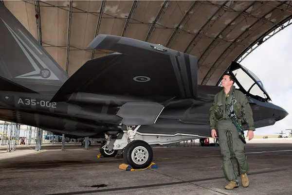 澳大利亚引进的F-35A战斗机。