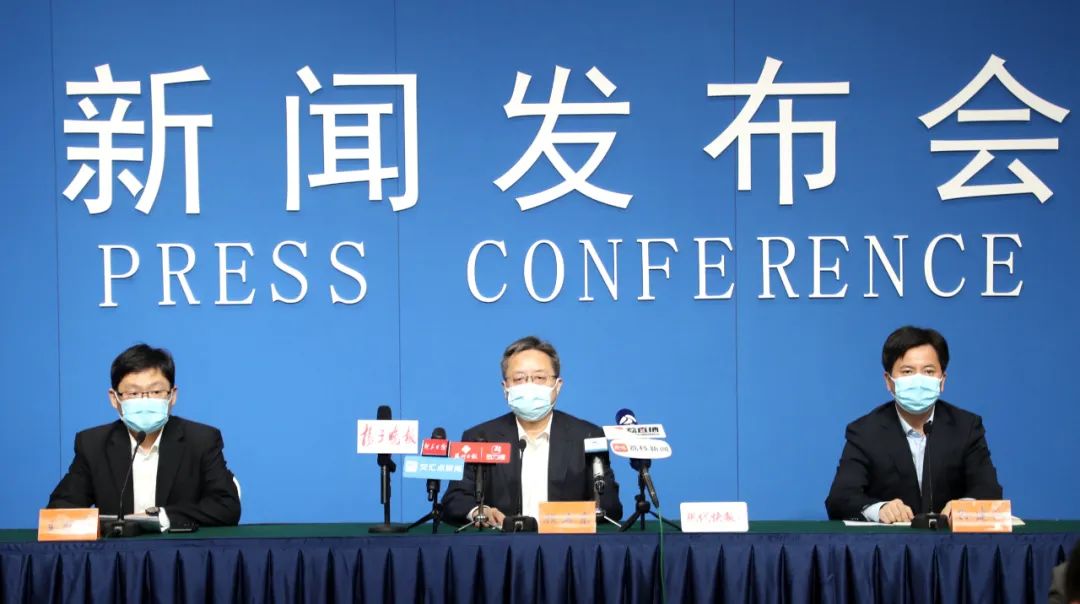 4月14日，苏州市召开新冠肺炎疫情防控新闻发布会。 微信公众号@苏州发布 图