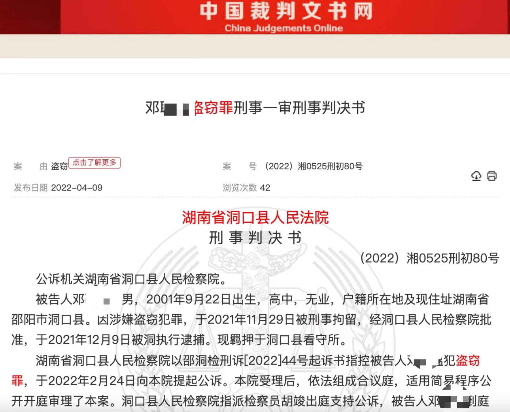 手机银行卡被骗走后，湖南小伙“反操作”转出资金被判盗窃罪