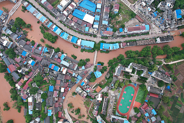 四川内江强降雨造成16563人受灾，直接经济损失超两千万