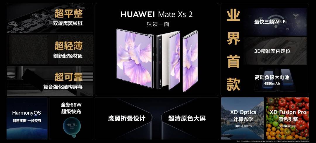 华为发布Mate Xs2，折叠屏手机争霸赛将愈演愈烈