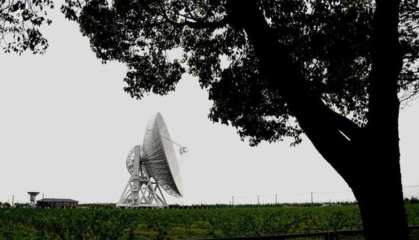 上海天马望远镜。新华社记者 张建松 摄