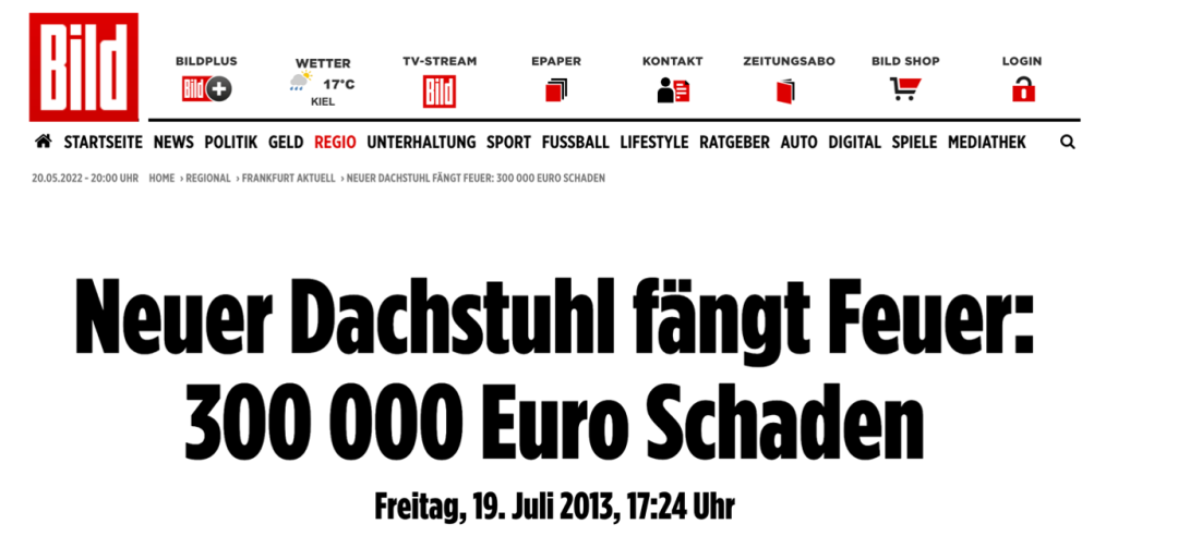 《图片报》报道截图。