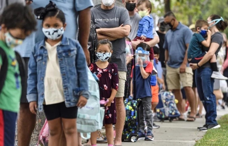 美国儿童新冠感染人数连续6周上升单周增幅超10万