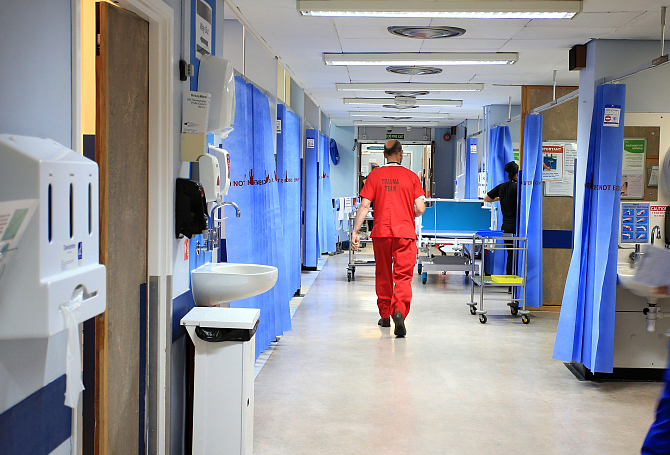 英国国家医疗服务系统医院病房(资料图)