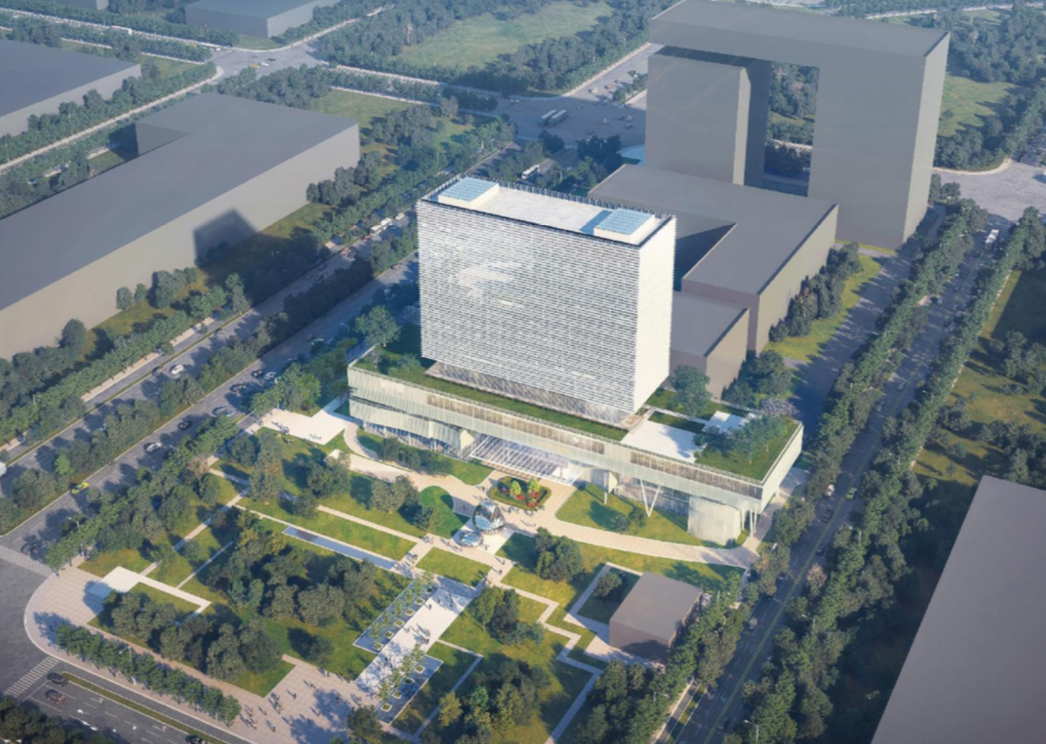 洋山海洋离岸科创中心项目效果图