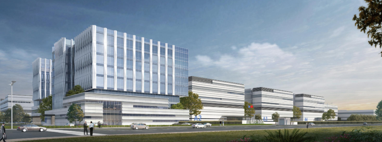 中国电信临港信息园区项目效果图
