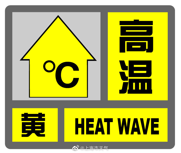 上海中心气象台发布高温黄色预警 今天最高气温可达35℃插图