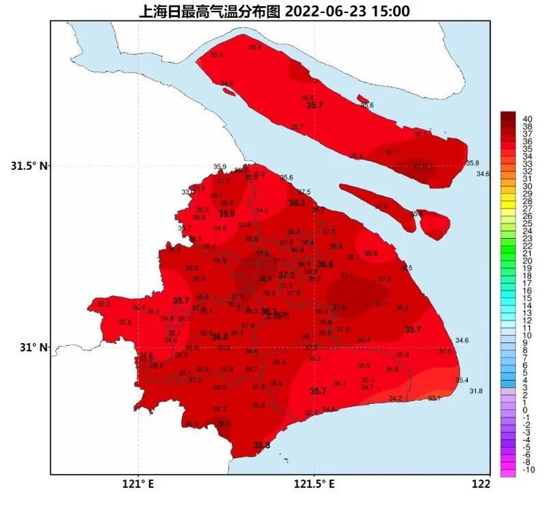 上海今年首个高温日诞生，“正宗”梅雨强势回归，市防汛办发布工作提示插图1