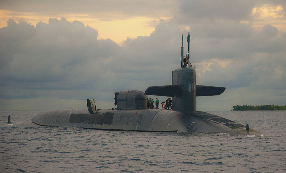 美“俄亥俄”级巡航导弹核潜艇“乔治亚”号。