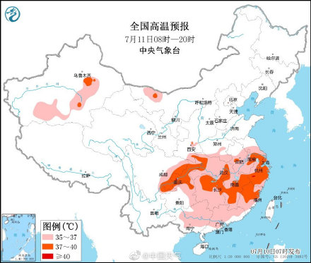 江南等多地热过三伏天明起北方再迎新一轮强降水