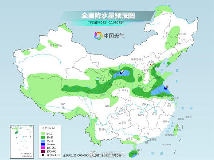 江南等多地热过三伏天明起北方再迎新一轮强降水