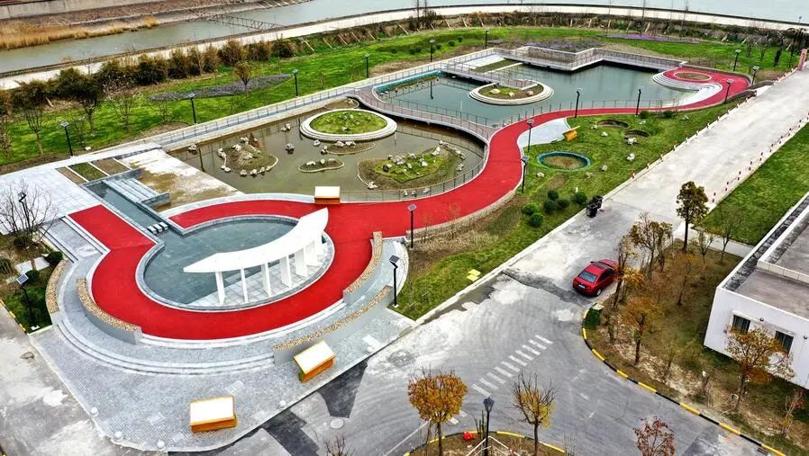 上海这座毗邻长江的泵站“重生”，“雨水花园”出水水质达一级A插图