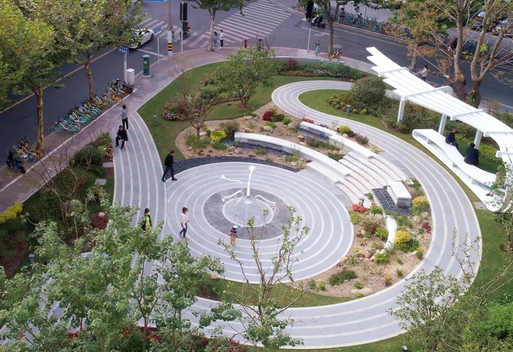 静安区口袋公园建设初见成效 “音花园”缘何被评为“沪上最美街心花园“？插图