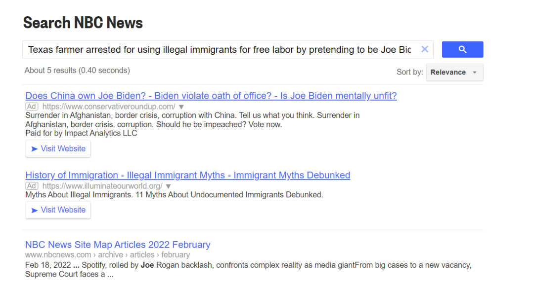 NBC网站查无相关消息。