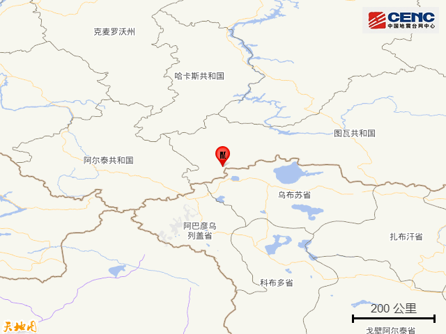 俄罗斯发生5.6级地震，距我国边境线最近约251公里-