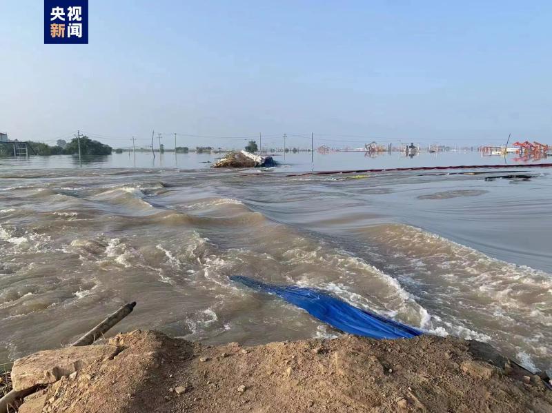 辽宁盘锦绕阳河遭遇有水文记录以来最大洪水，一处堤坝溃口致数千人转移插图
