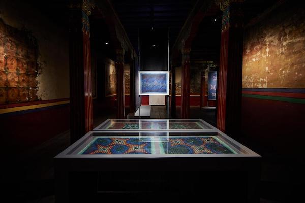 “十方：丁乙在西藏”吉本岗艺术中心展览现场。吉本岗艺术中心 供图