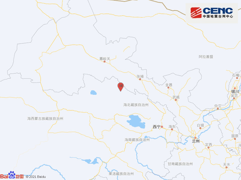 微博@中国地震台网速报 图