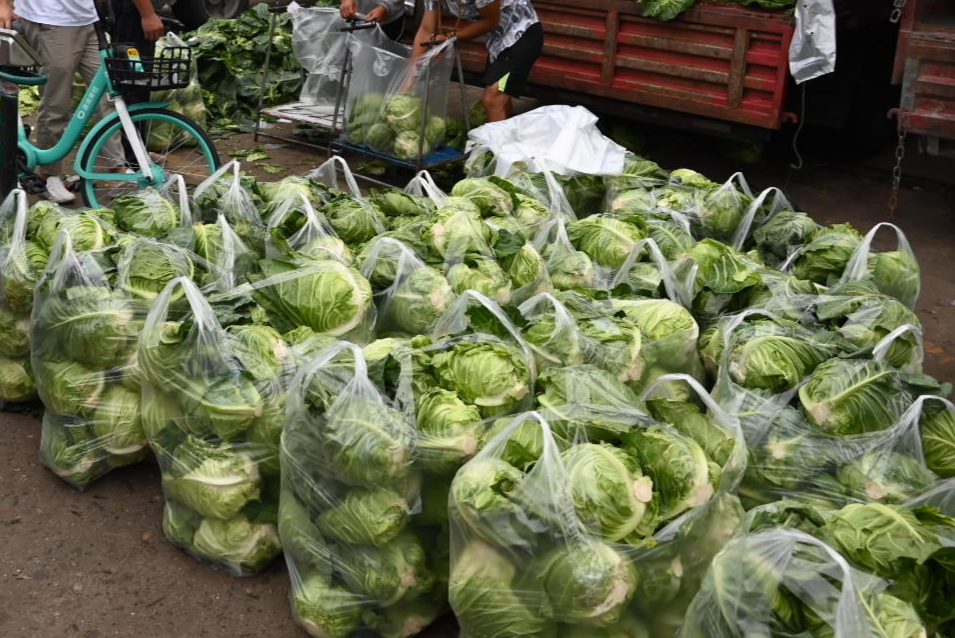 菜篮子有保障 成都蔬菜肉类市场供应充足