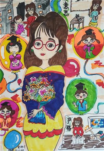 五年级此次绘画活动深受老师和同学们的欢迎,也加强了师生之间的交流