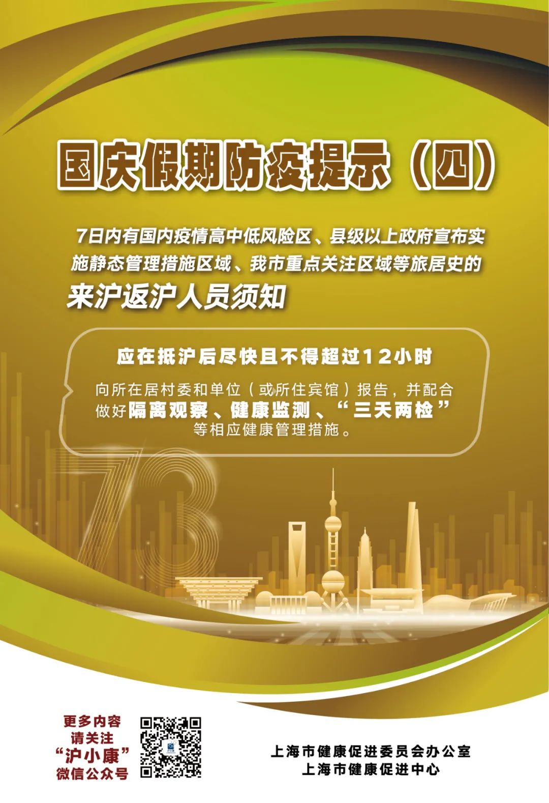 (上海发布国庆假期人员安全有序流动防疫提示，倡导广大市民在沪过节）-泛亚电竞