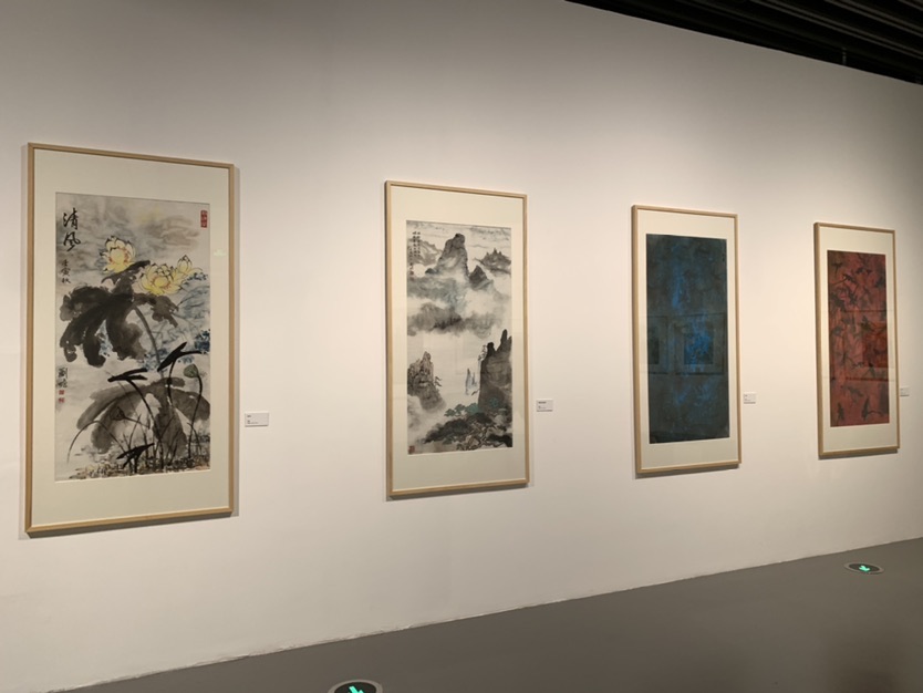 第五届中国泼彩画双年展在刘海粟美术馆展出-泛亚电竞