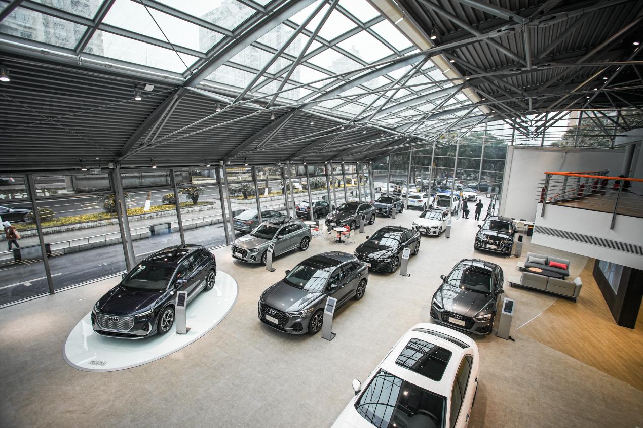 奥迪在重庆主城第八家4s店诚行奥迪重装迎宾