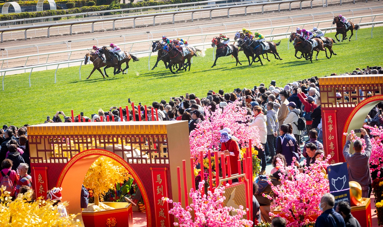 香港赛马贺新春，入场人数创三年来新高