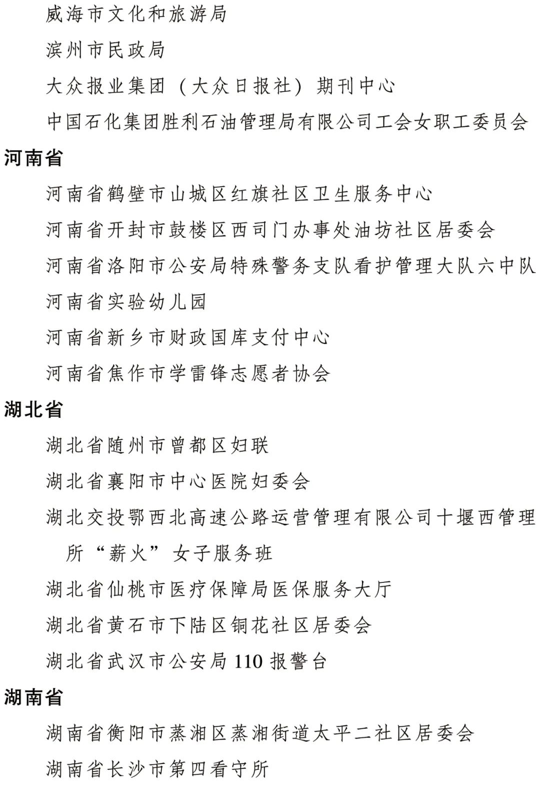 2022年度全国三八红旗手标兵、全国三八红旗手、全国三八红旗集体全名单公布