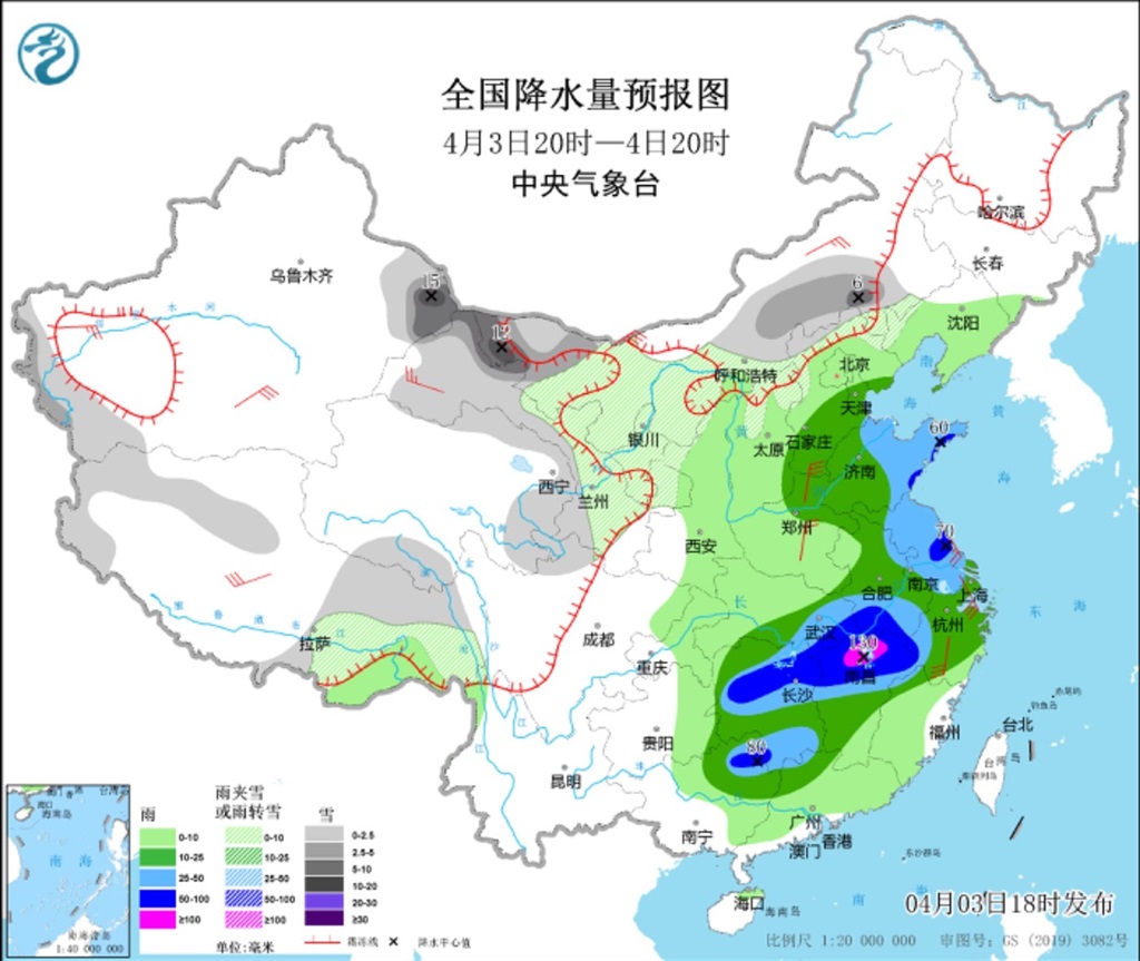 上海明天大到暴雨，气温也要一降再降_降水_夜间_申城