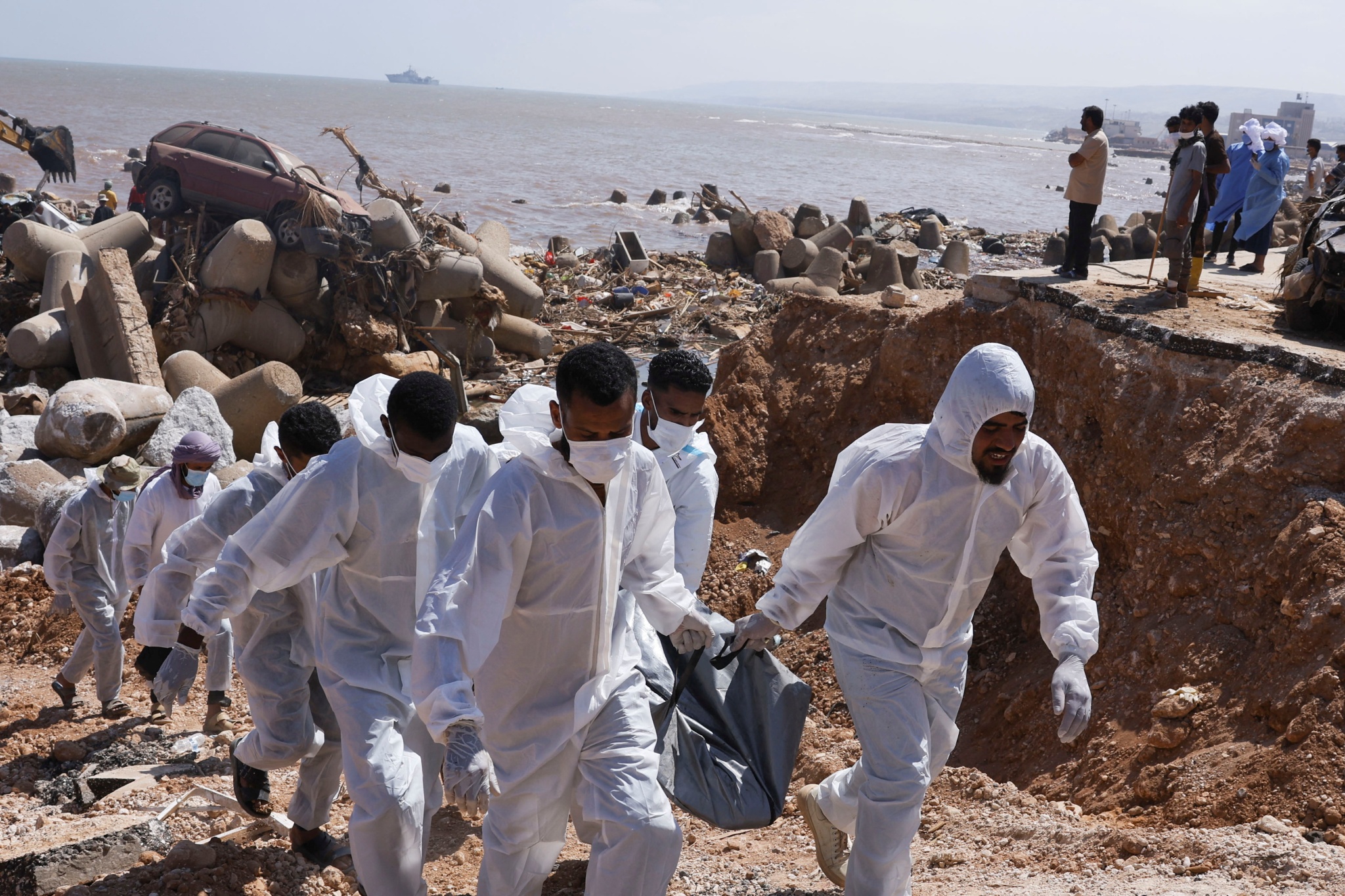联合国：利比亚洪灾至少11300人死亡，德尔纳逾万人失踪