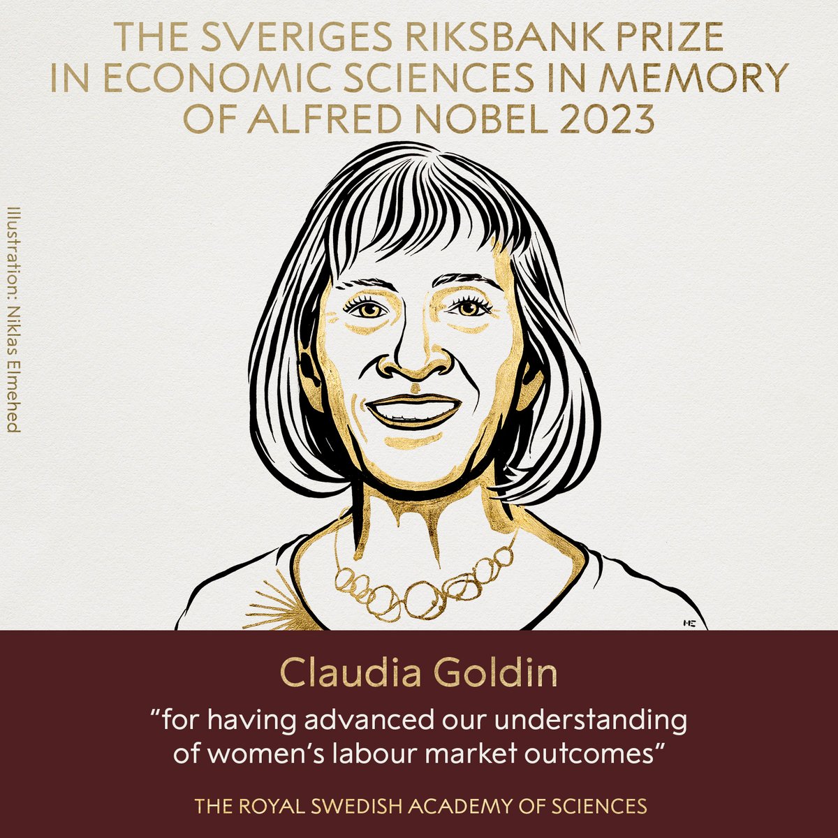 诺贝尔经济学奖授予哈佛大学教授Claudia Goldin