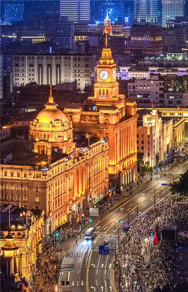 上海夜景手机壁纸图片