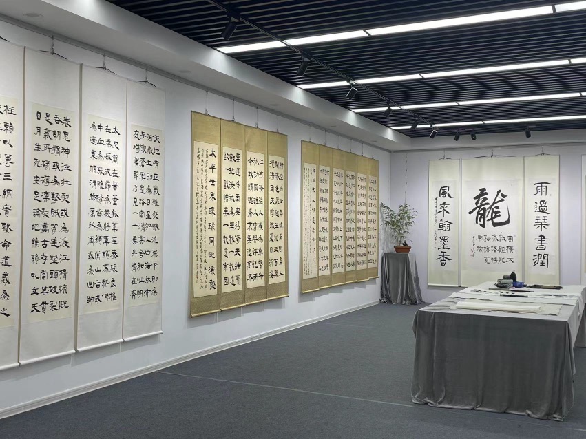 “春以及·书蕴文心”书法艺术铺在上海以及美术馆揭幕
